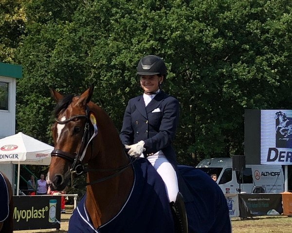 dressage horse Faro Herzlr"uber (Trakehner, 2010, from Herzensdieb)