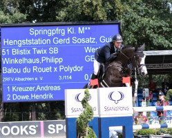 Springpferd Blistix Twix Sb (Westfale, 2012, von Balou du Rouet)