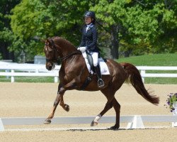 dressage horse Fleurina (Westphalian, 1998, from Florestan I)