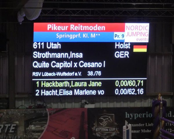 Reitturnier Negernbötel 2020, 3. Nordic Jumping event 2020/2021