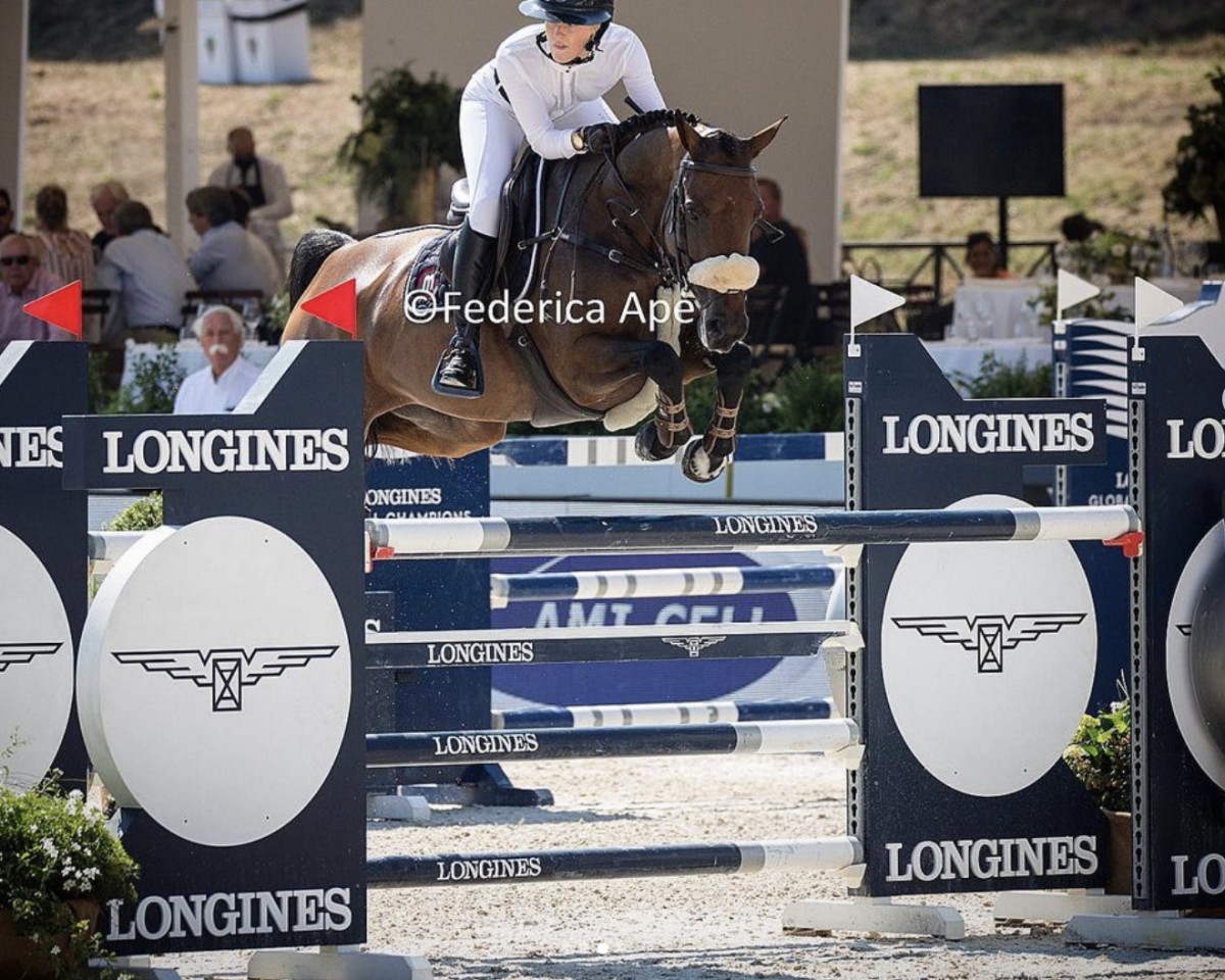 Springpferd Nina Vh Scheefkasteel (Belgisches Warmblut, 2013, von Numero Uno)